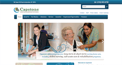 Desktop Screenshot of capstonecenterrehab.com