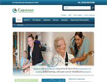 Tablet Screenshot of capstonecenterrehab.com